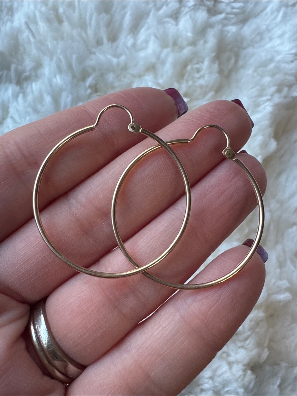 10k Hoop Earrings